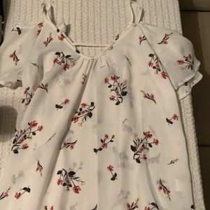 Slightly used off the shoulder shirt